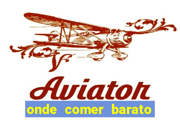 onde comer barato aeroporto santos dumont